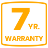 7-year warranty icon