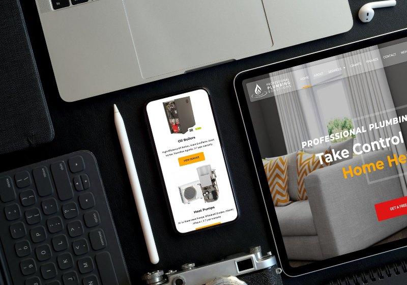 Professional Plumbing Solutions on mobile