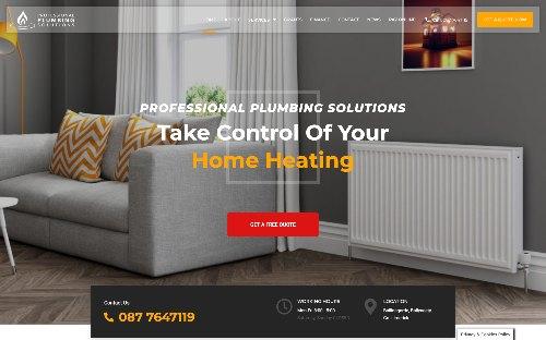 Professional Plumbing Solutions website screenshot